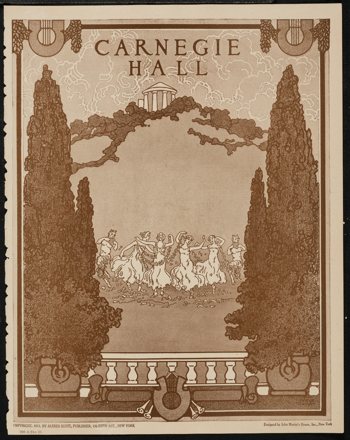 Film: La Casa de la Troya, April 26, 1925, program page 1