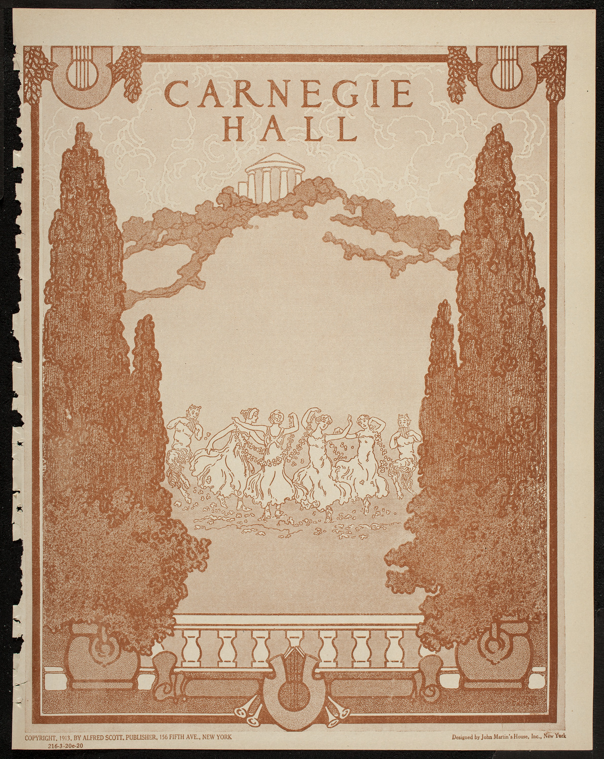 New York Symphony Orchestra, March 20, 1920, program page 1