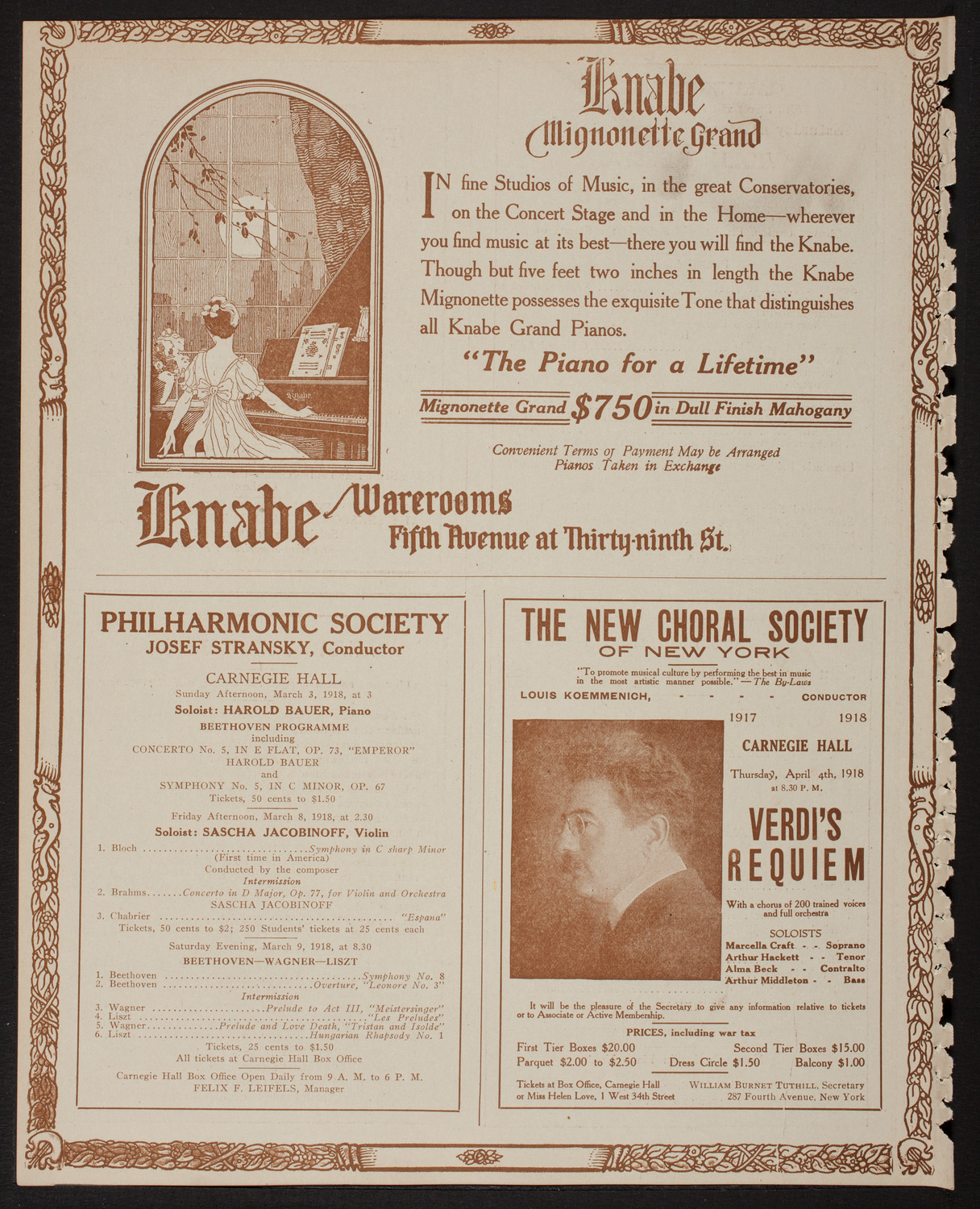 Maggie Teyte, Soprano, February 28, 1918, program page 12