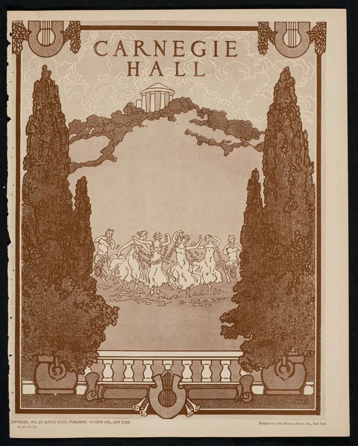 New York Philharmonic, November 7, 1925, program page 1