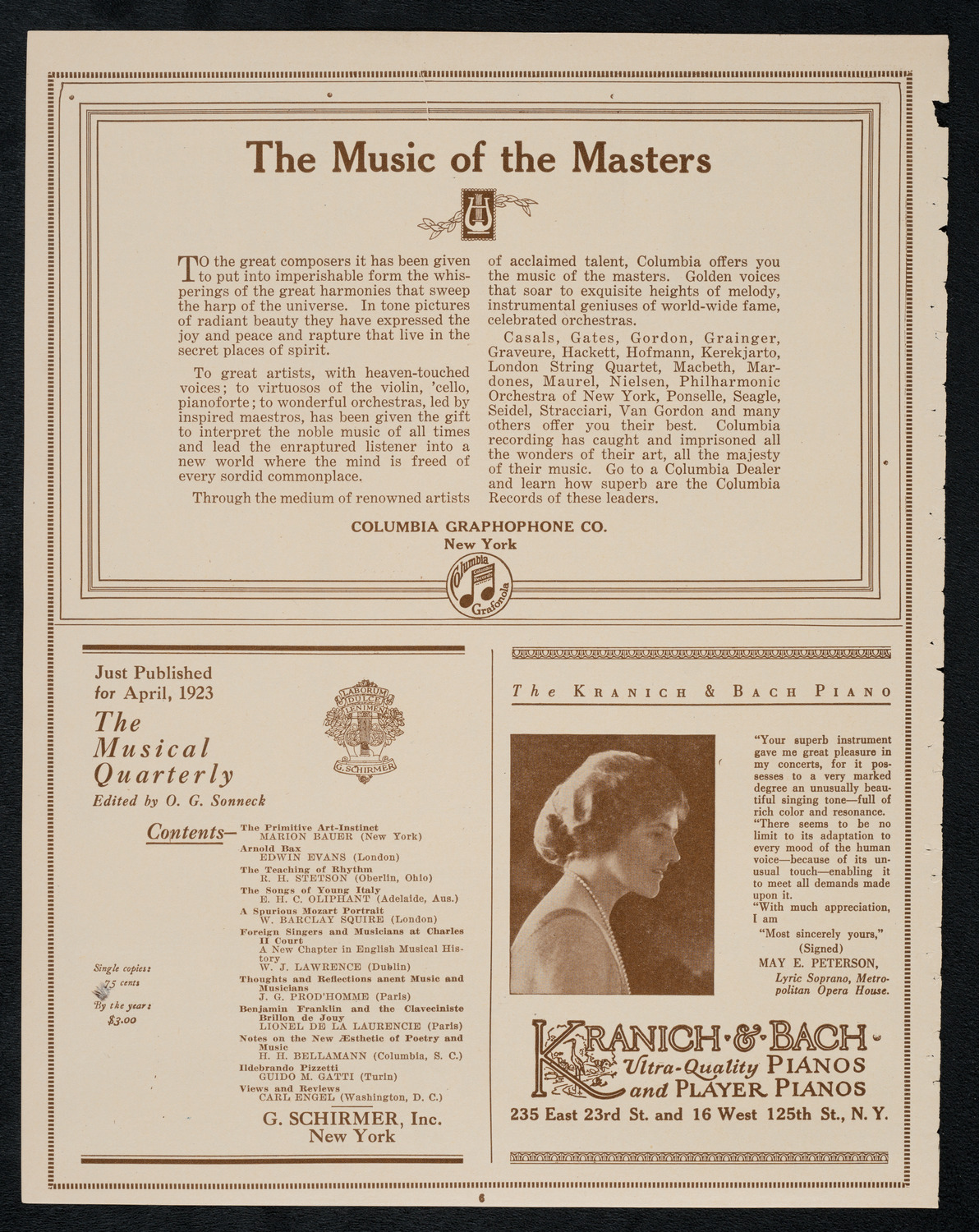 New York Building Superintendents Association Minstrel/Vaudeville Program, March 31, 1923, program page 6