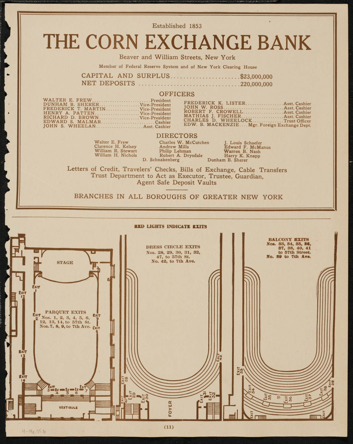 Philadelphia Orchestra, April 14, 1925, program page 11