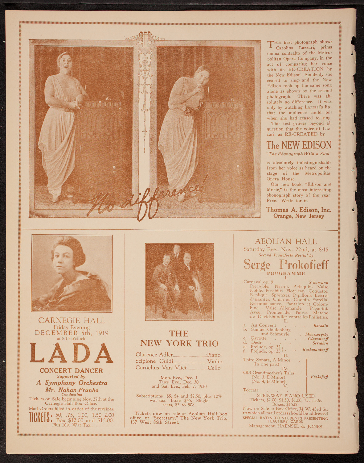 Symphony Concert for Young People, November 15, 1919, program page 2