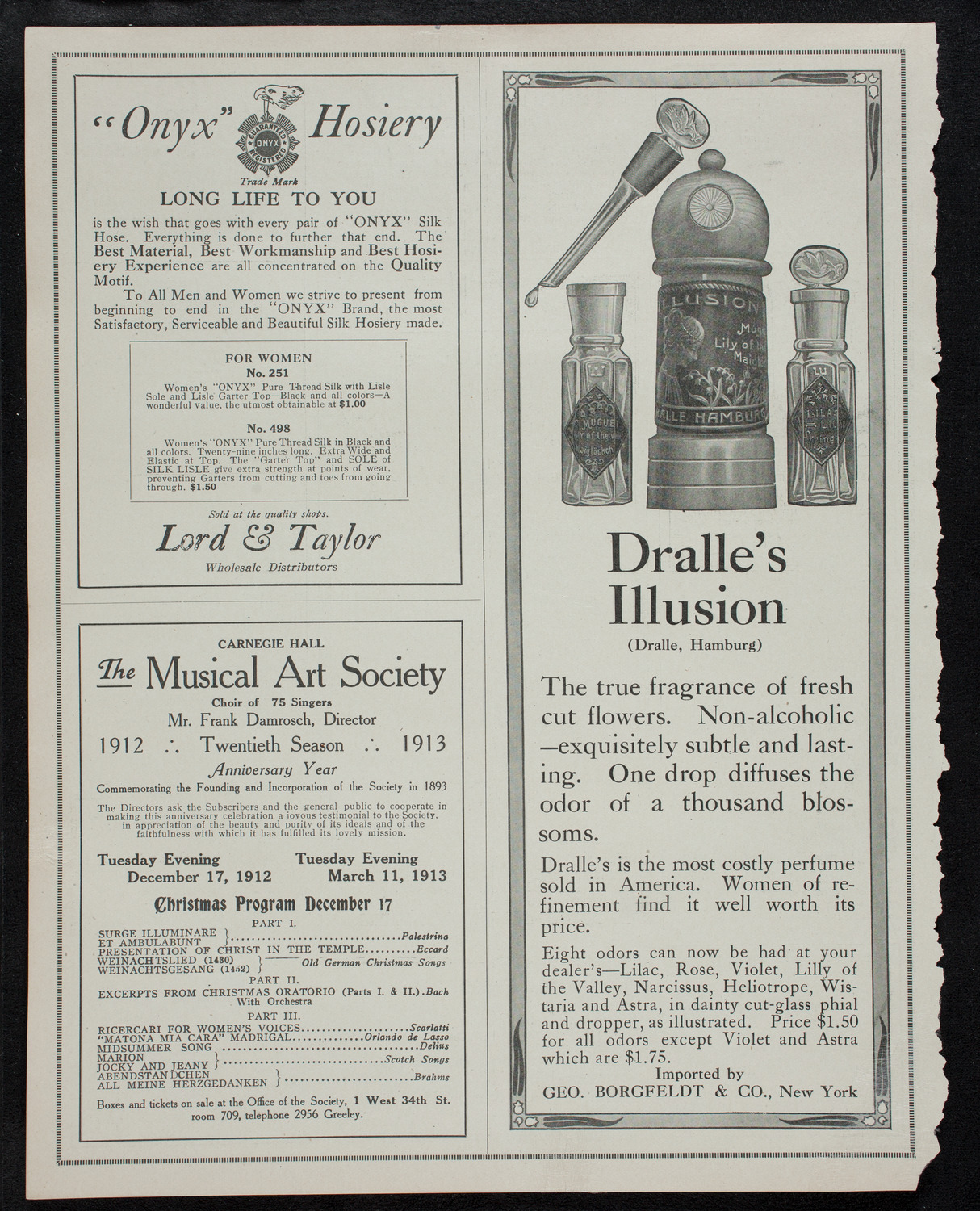 Titta Ruffo with Orchestra, November 25, 1912, program page 8