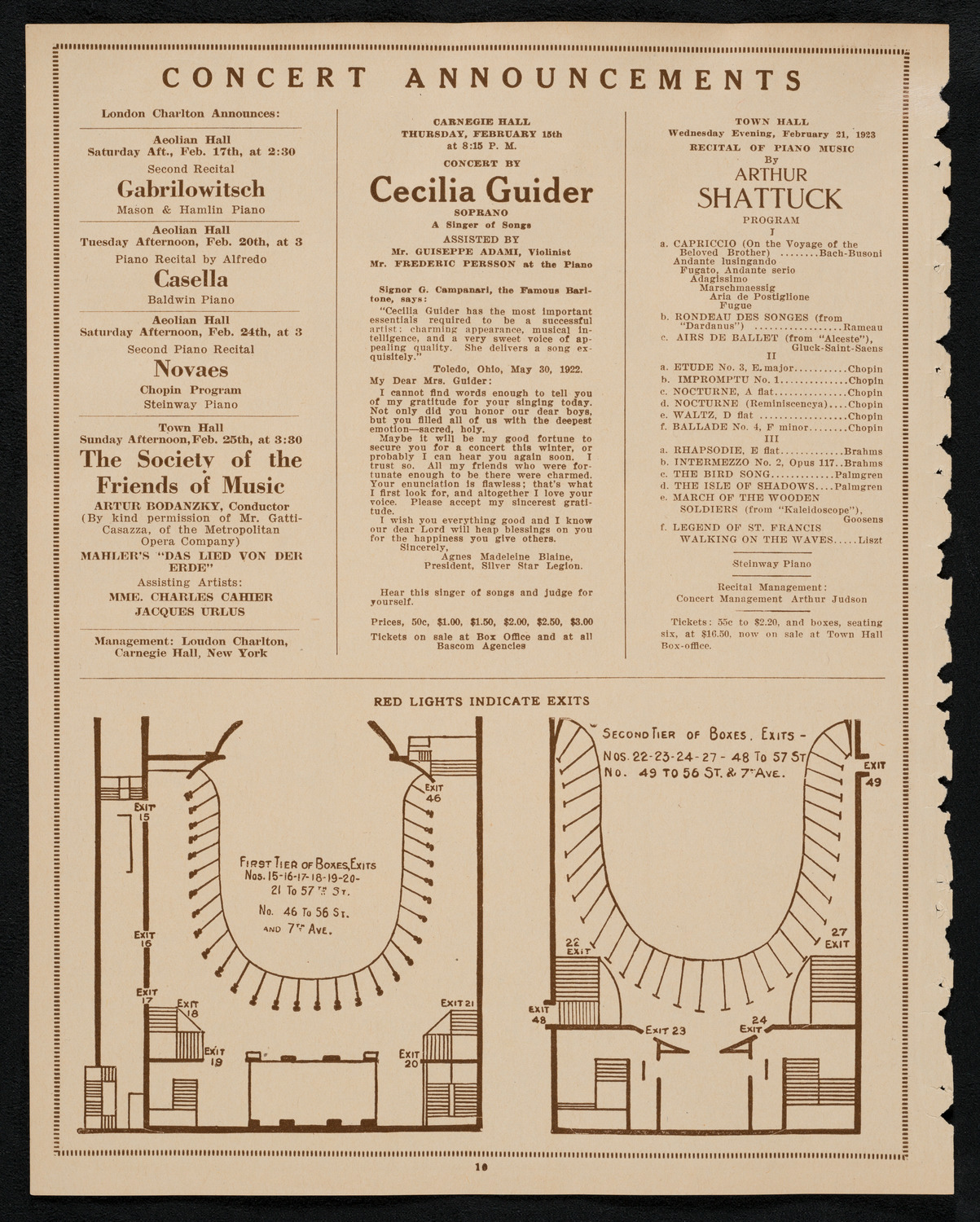 Burton Holmes Travelogue: Passion Play of Oberammergau, February 11, 1923, program page 10