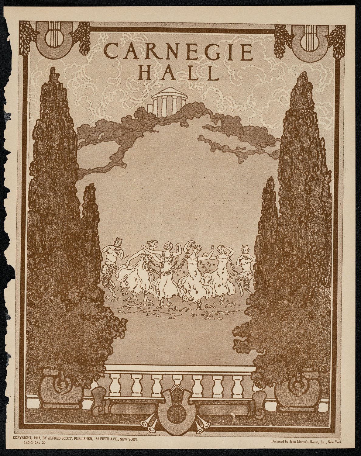 Chalif Dancers, January 28, 1922, program page 1