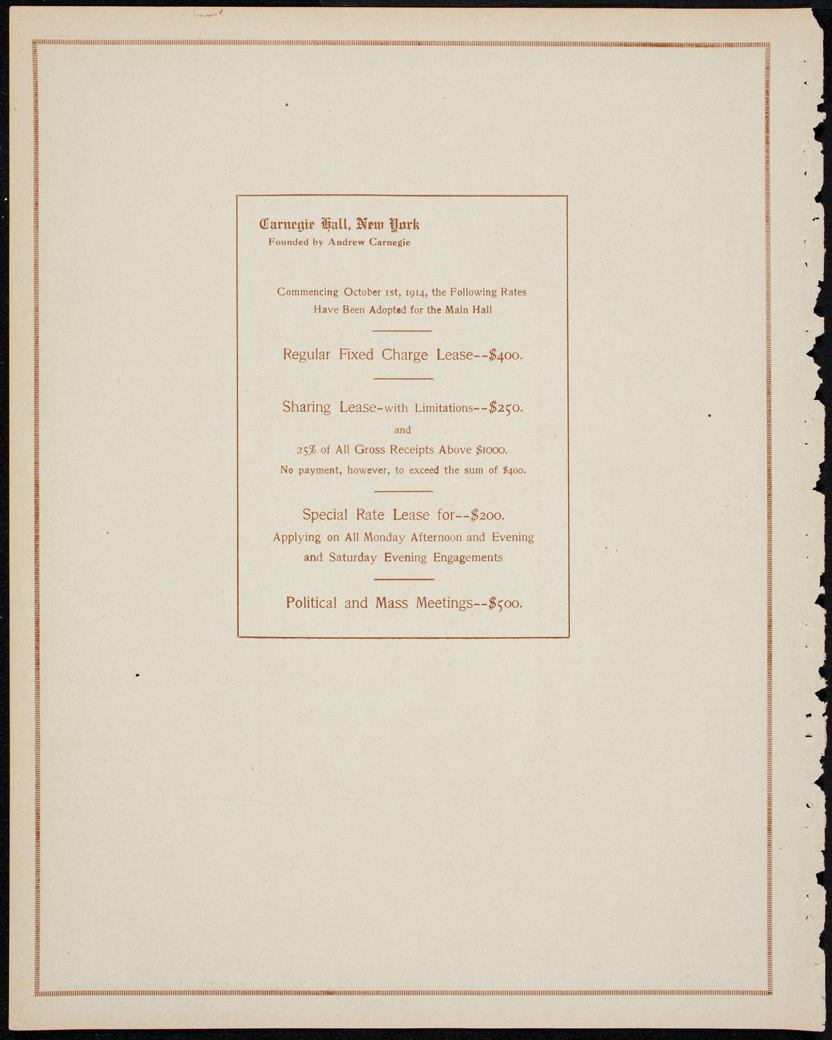 New York Banks' Glee Club, April 16, 1914, program page 10