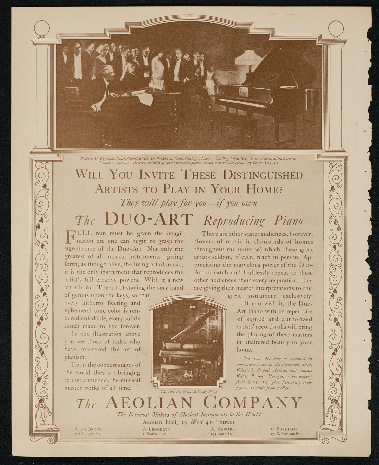 The Marriage of Figaro, November 14, 1924, program page 2