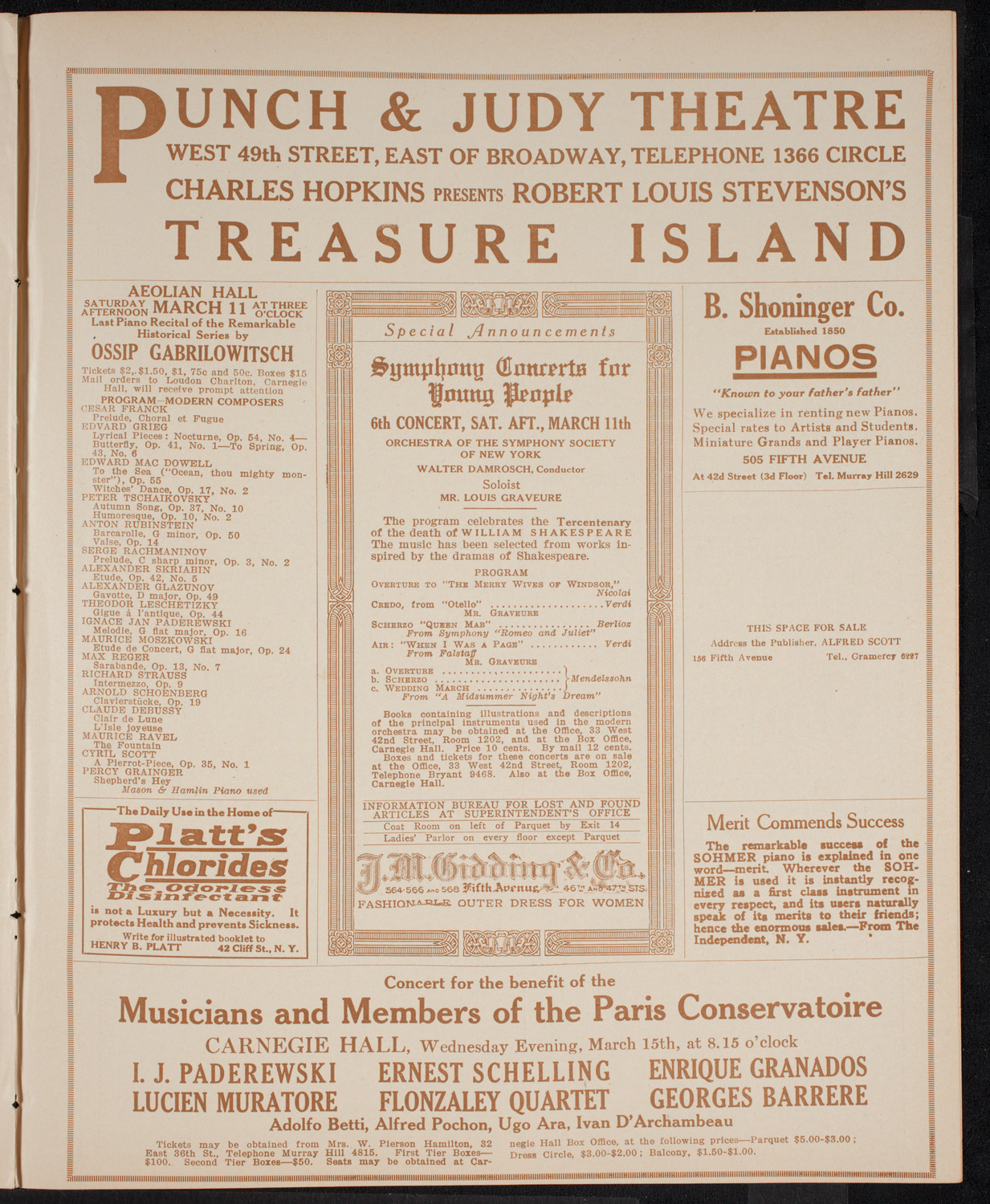 Young Women's Christian Associations of America 50th Anniversary Service, March 3, 1916, program page 9