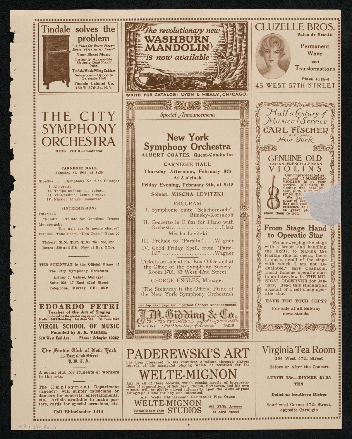 Burton Holmes Travelogue: Modernizing Chosen and Manchuria, January 28, 1923, program page 9