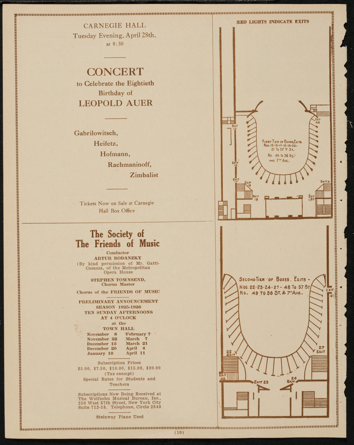 Ethyl Hayden, Soprano, April 20, 1925, program page 10