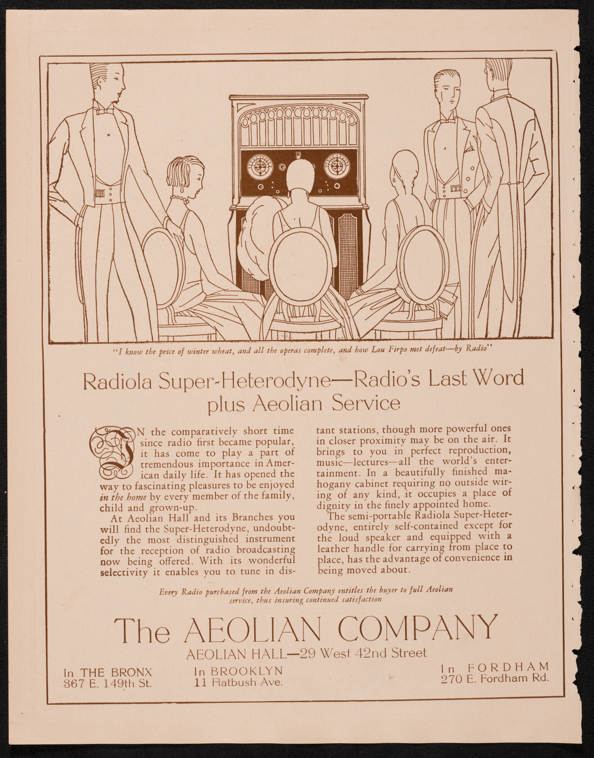 State Symphony Orchestra of New York, February 25, 1925, program page 2