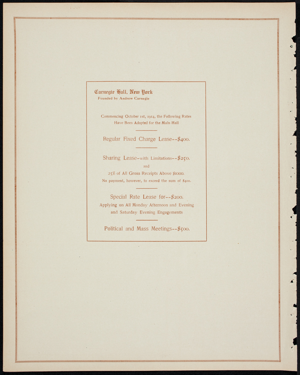 Newman Traveltalks: Vienna, April 5, 1914, program page 10