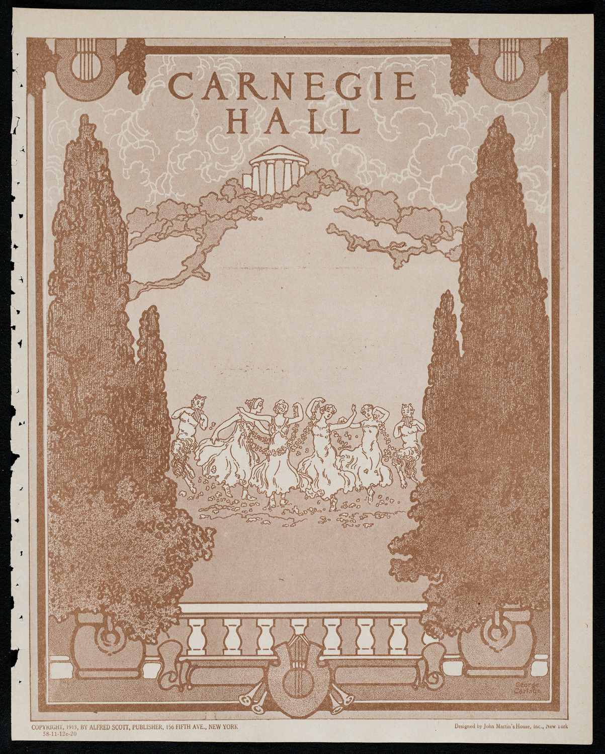 New York Symphony Orchestra, November 12, 1920, program page 1