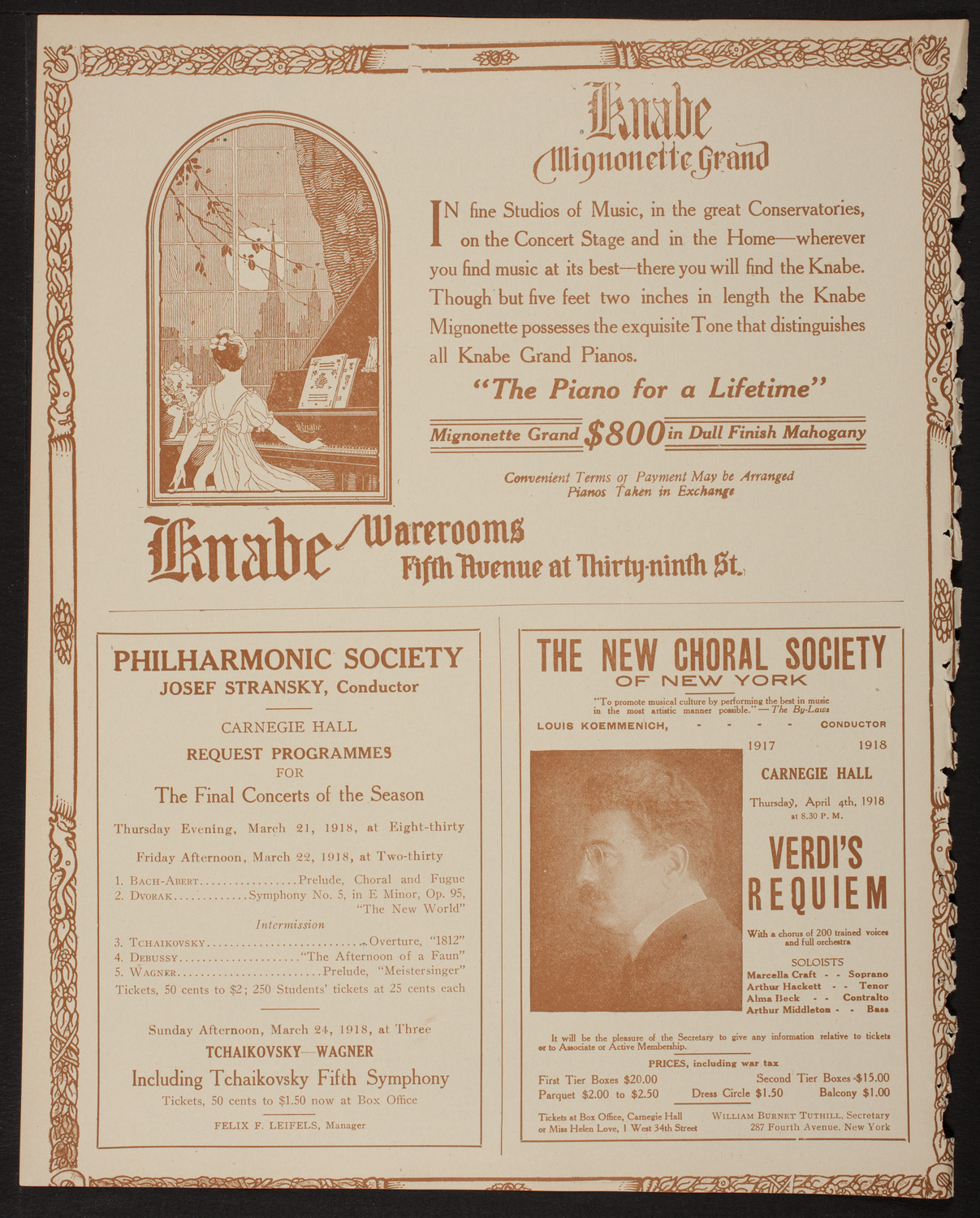 Helen Moller and Her Pupils, March 11, 1918, program page 12