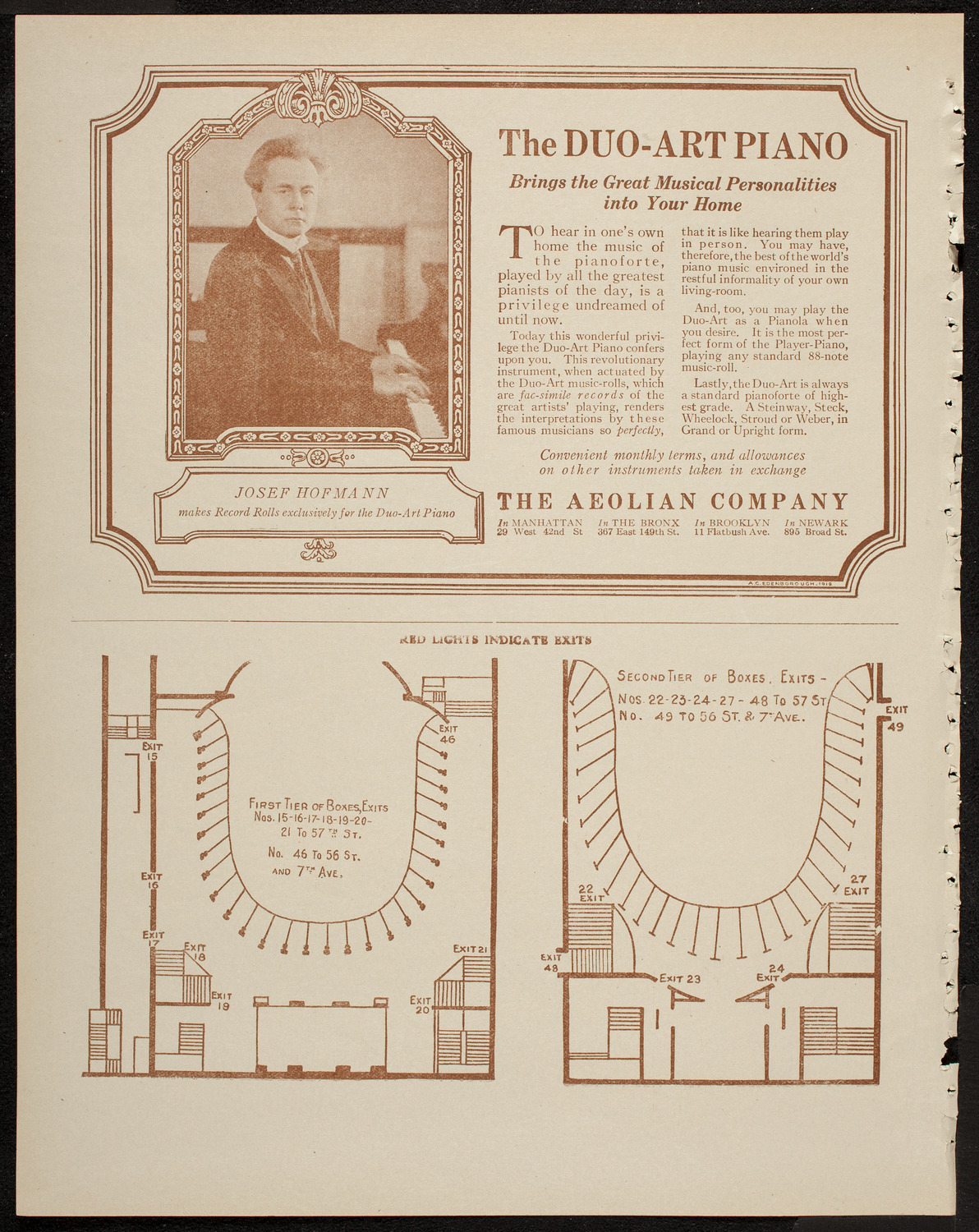Josef Hofmann, Piano, March 13, 1920, program page 10