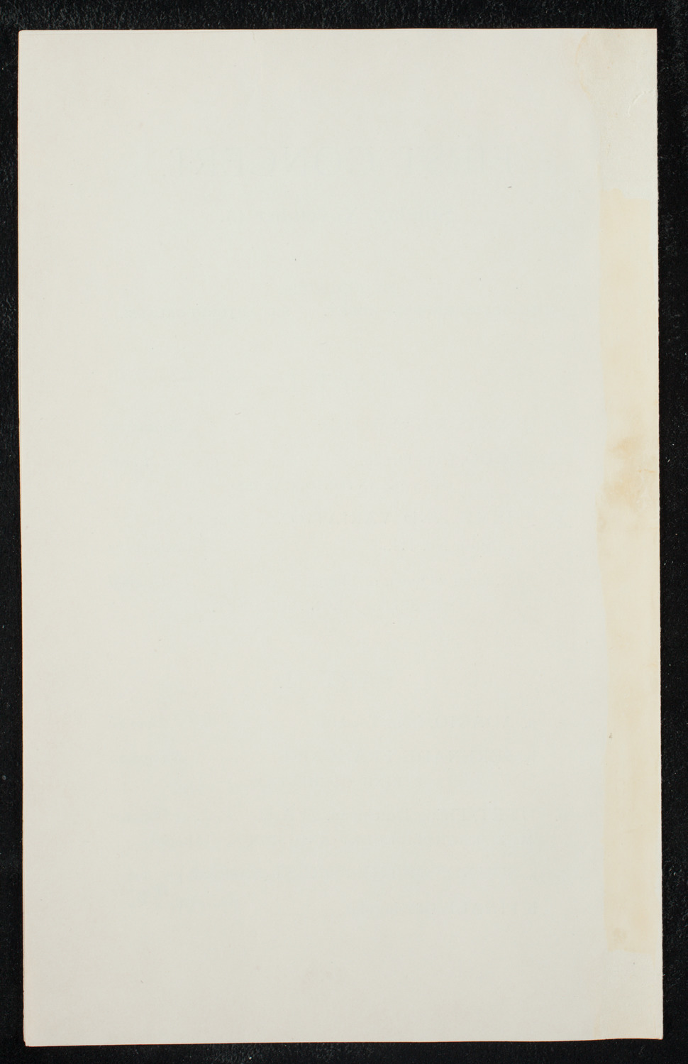 Damrosch Sunday Concert, November 15, 1891, program page 16