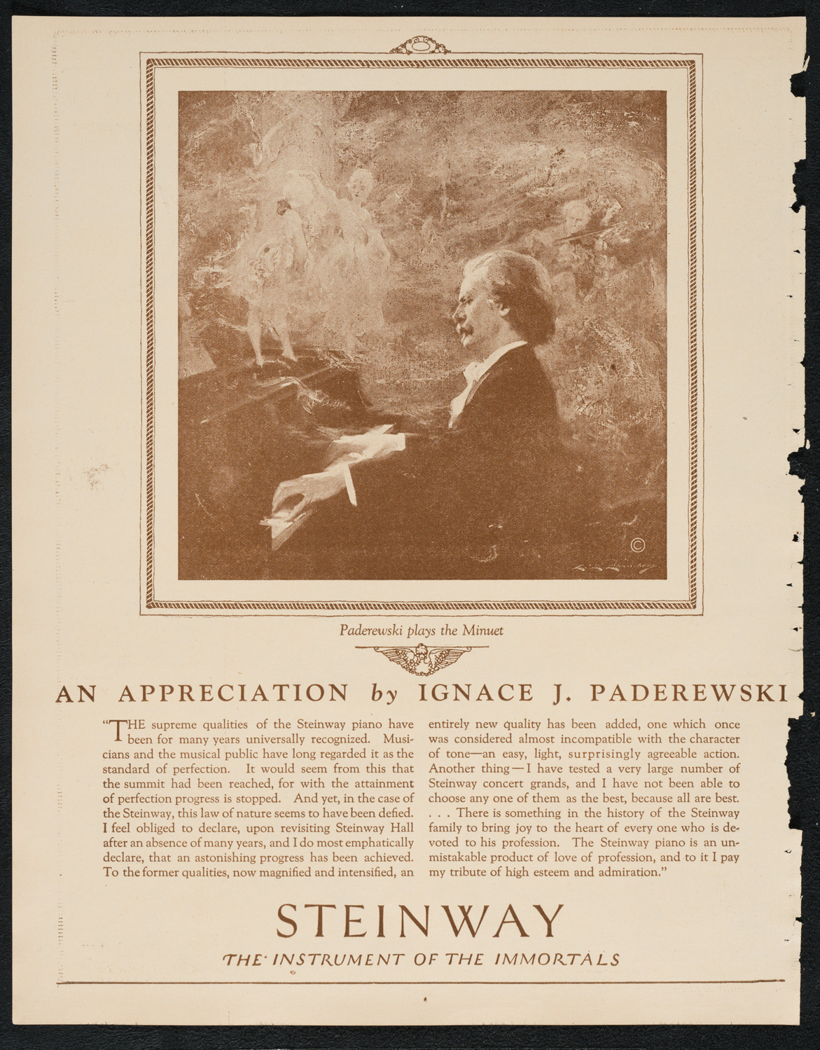 City Symphony Orchestra, November 27, 1922, program page 4