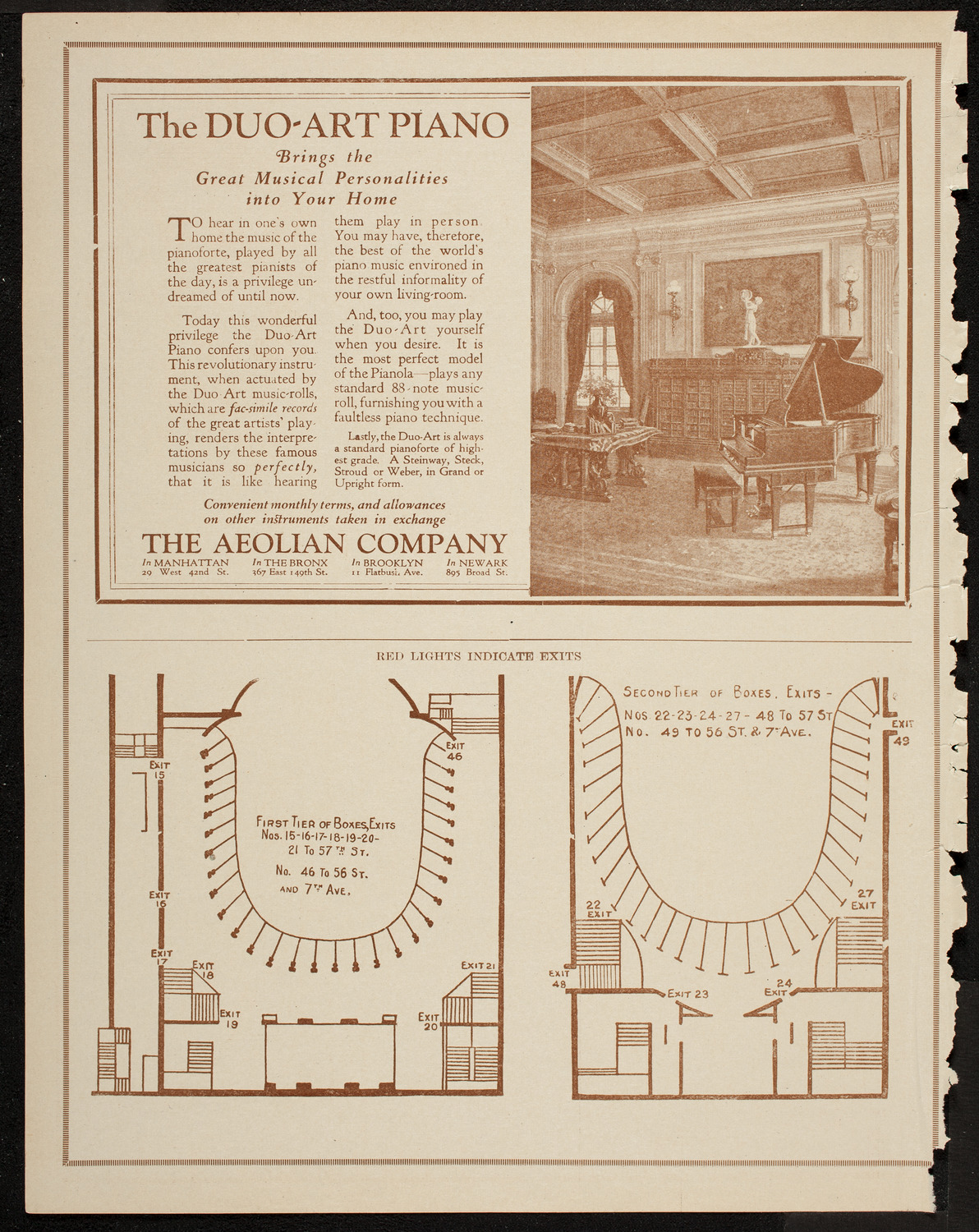 Josef Schlisky and Max Gegna, April 6, 1920, program page 10