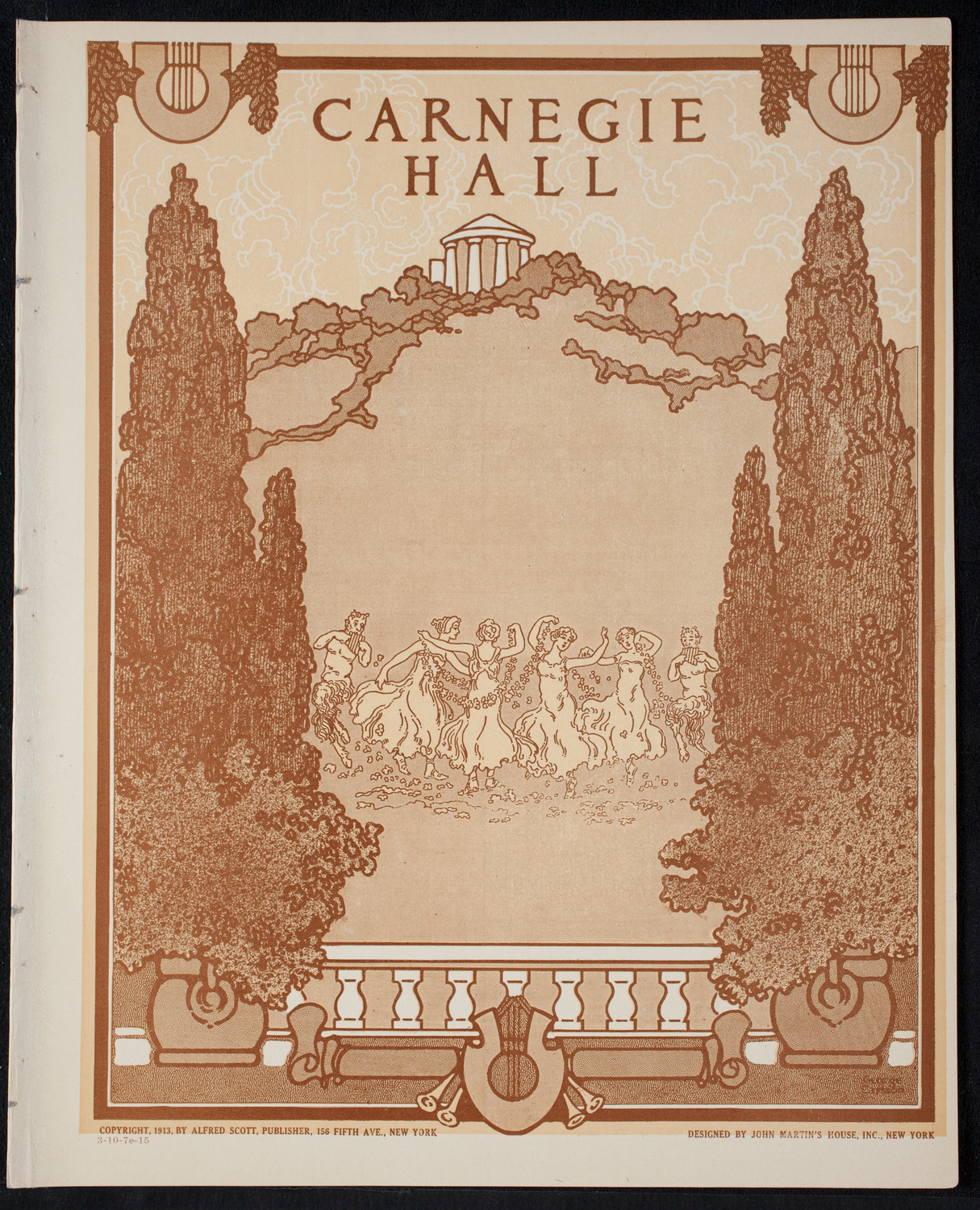 Fashion Show: "Yesterday or To-Morrow", October 7, 1915, program page 1