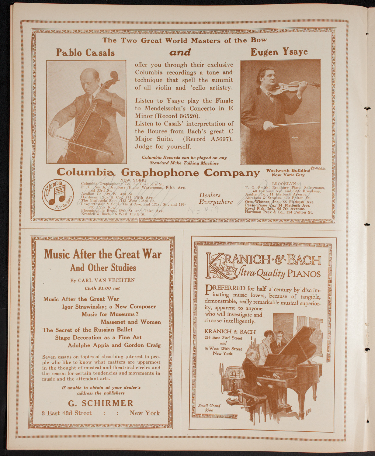 Symphony Concert for Young People, January 22, 1916, program page 6