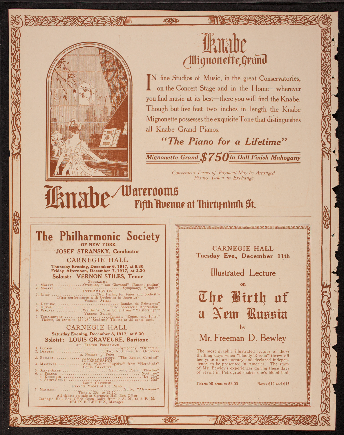 Newman Traveltalks: Our Real American -- The Indian, December 2, 1917, program page 12