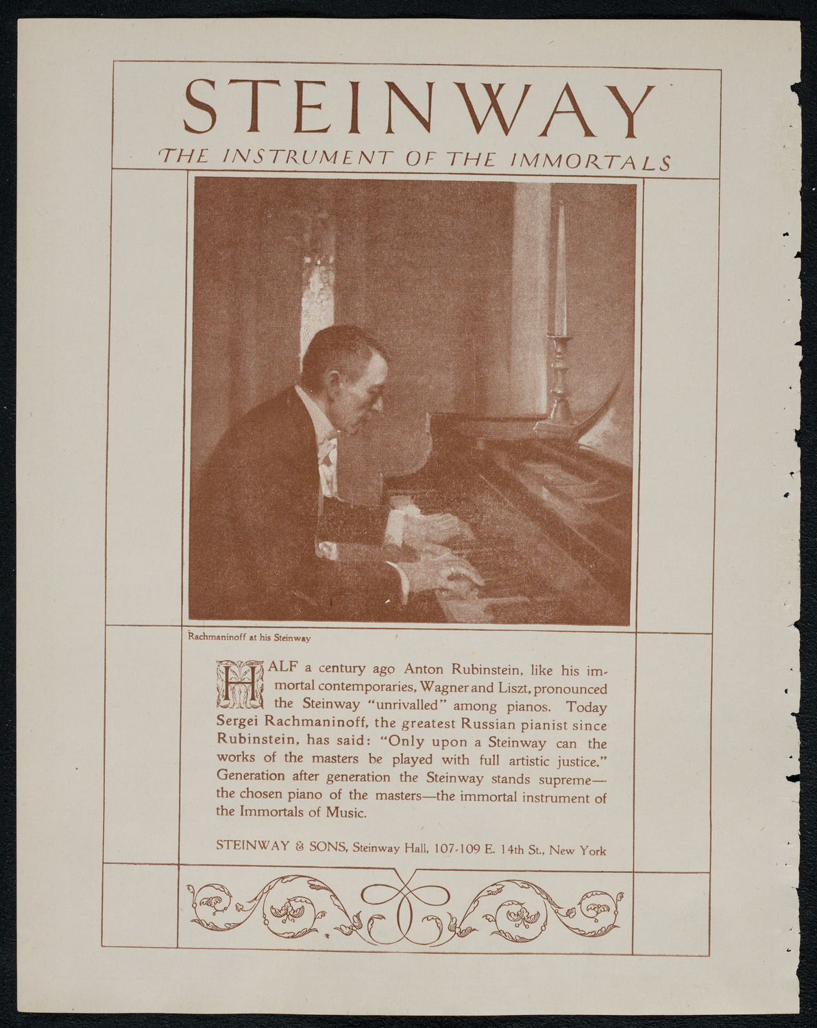 New York Symphony Orchestra, February 18, 1921, program page 4