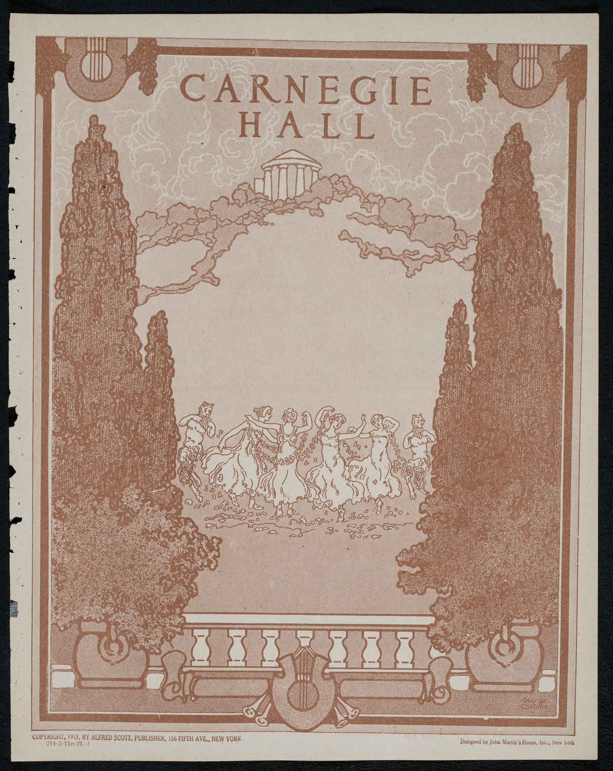 New York Symphony Orchestra, February 11, 1921, program page 1