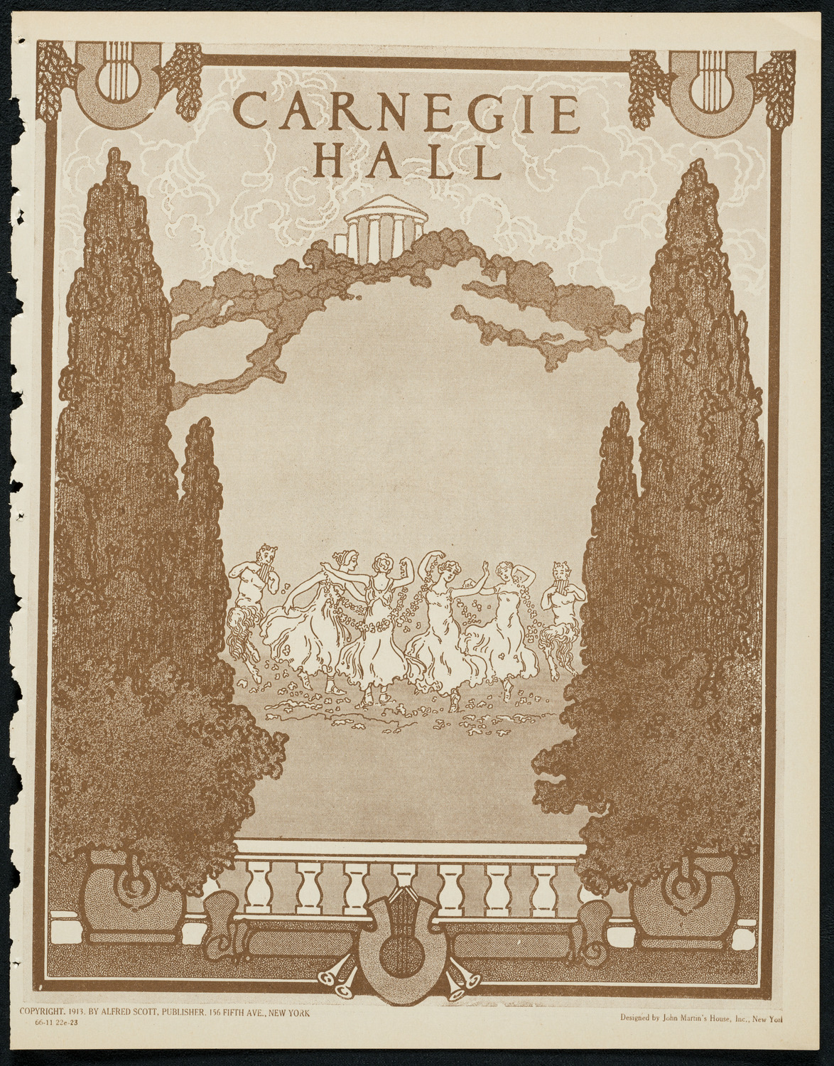 New York Philharmonic, November 22, 1923, program page 1