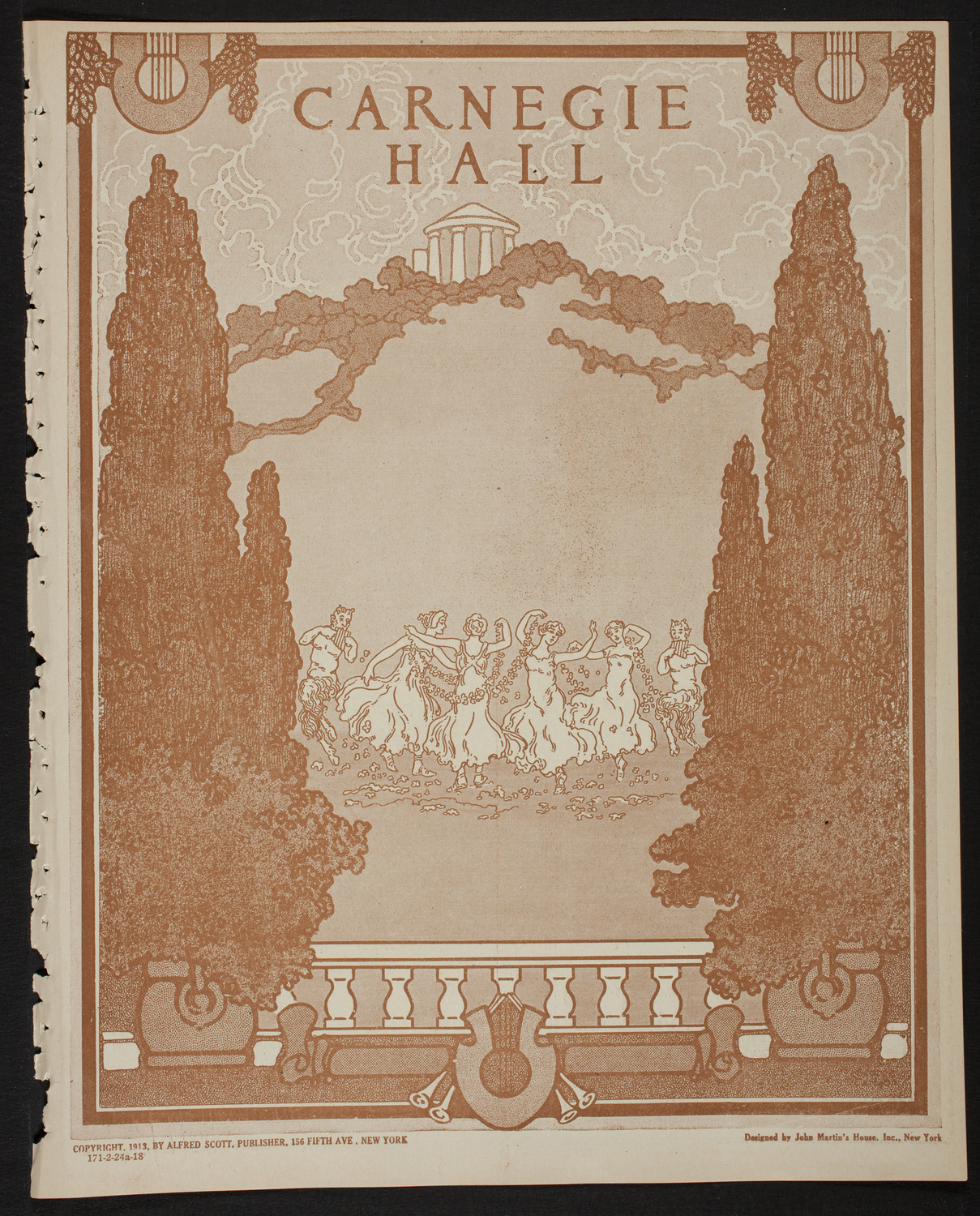 New York Philharmonic, February 24, 1918, program page 1