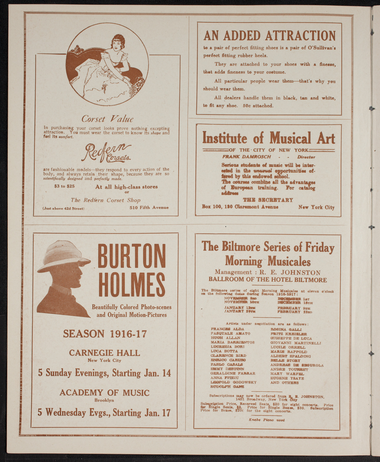 Second World Court Congress, May 2, 1916, program page 2