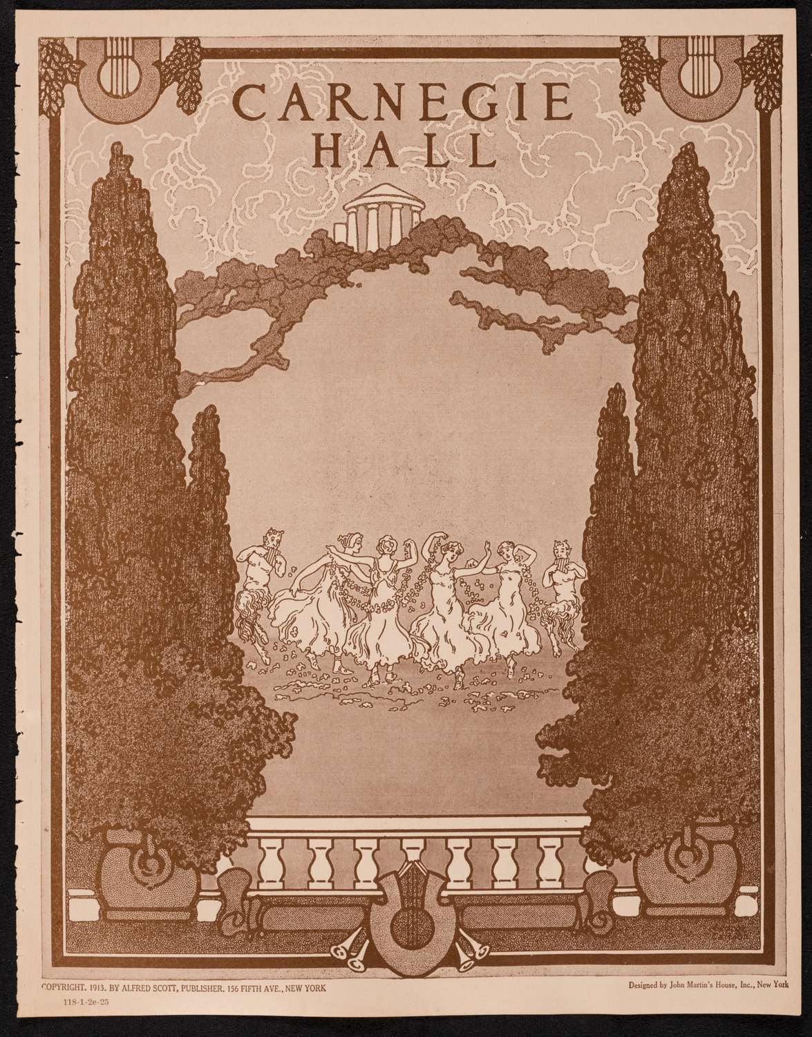 New York Symphony Orchestra, January 2, 1925, program page 1