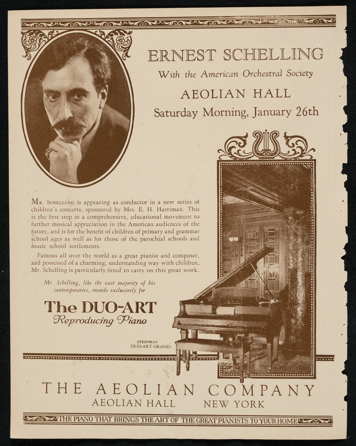 New York Symphony Orchestra: Beethoven Cycle, January 24, 1924, program page 2