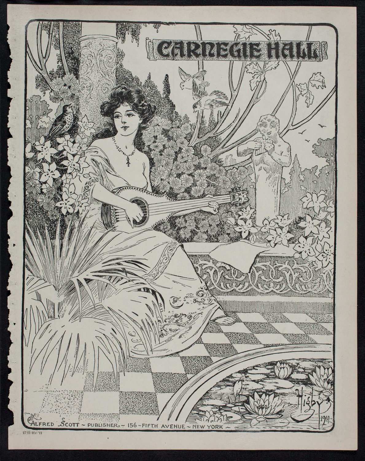 Meeting: The Gaelic League of Ireland, November 10, 1911, program page 1