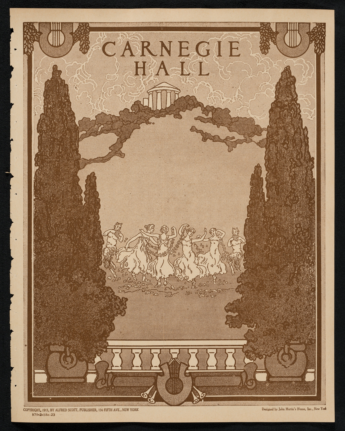 New York Philharmonic, February 18, 1923, program page 1