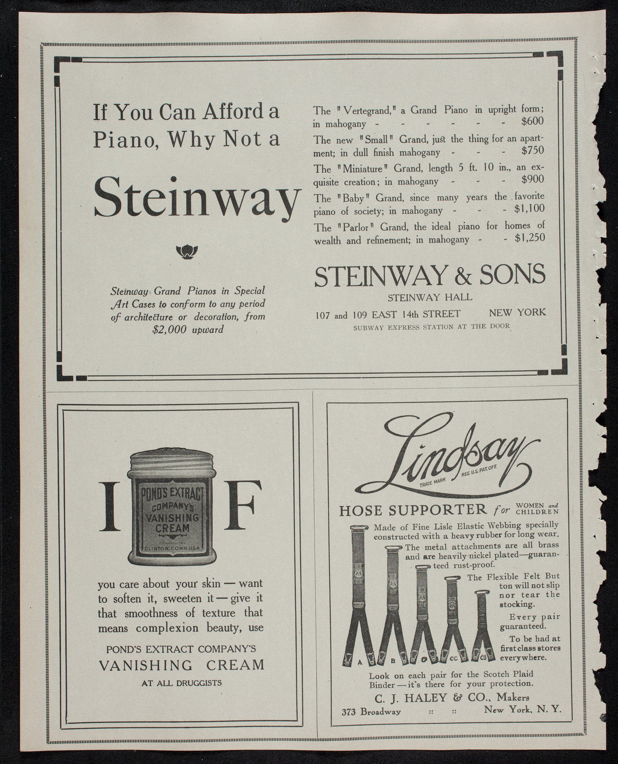 Musical Art Society of New York, December 17, 1912, program page 4