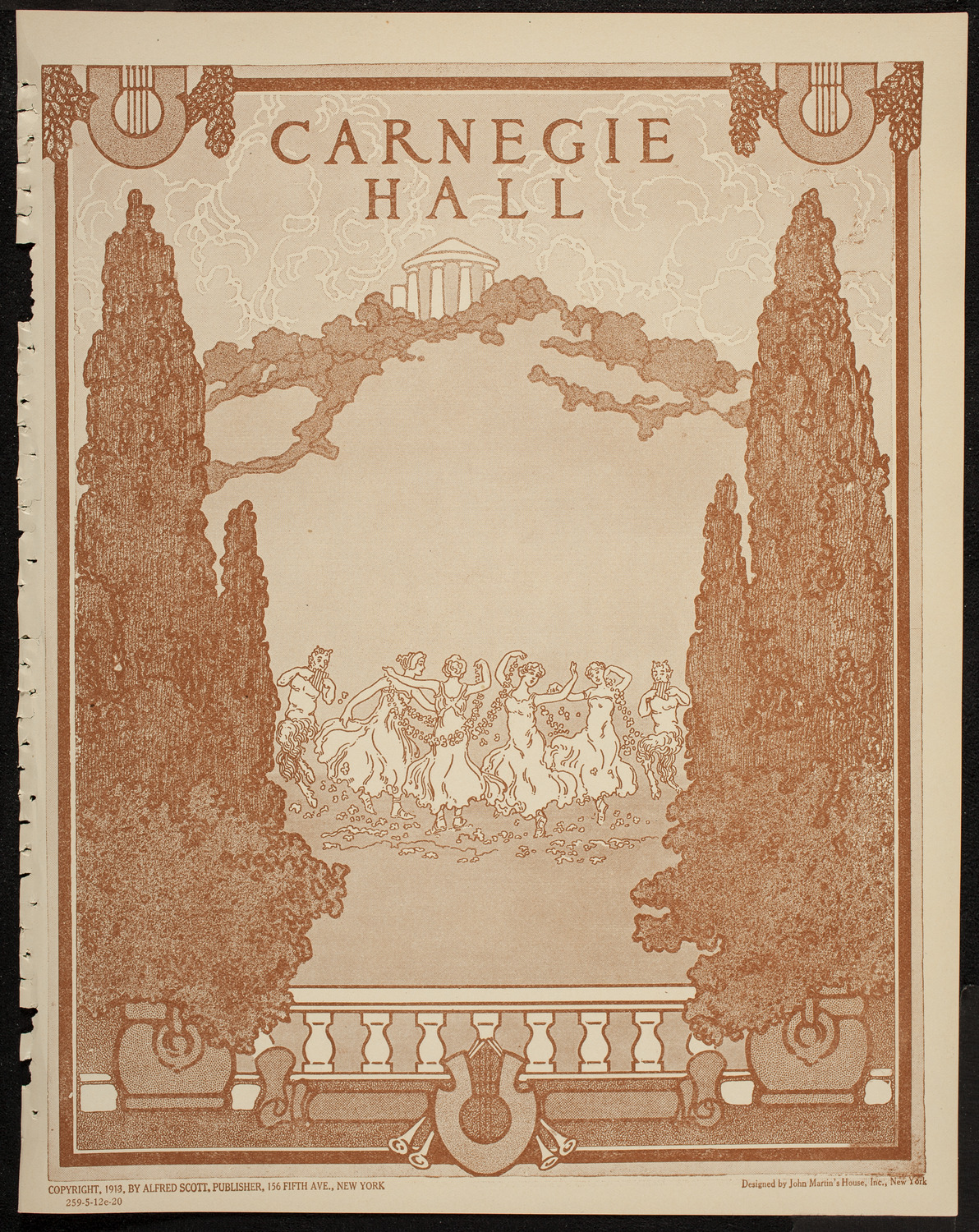 Isadora Duncan Dancers, May 12, 1920, program page 1