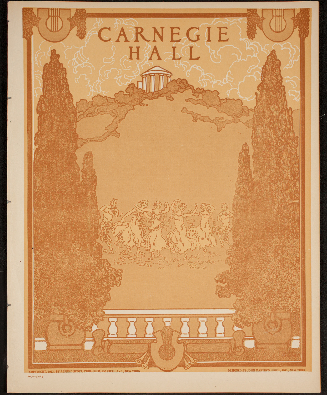New York Philharmonic, February 7, 1915, program page 1