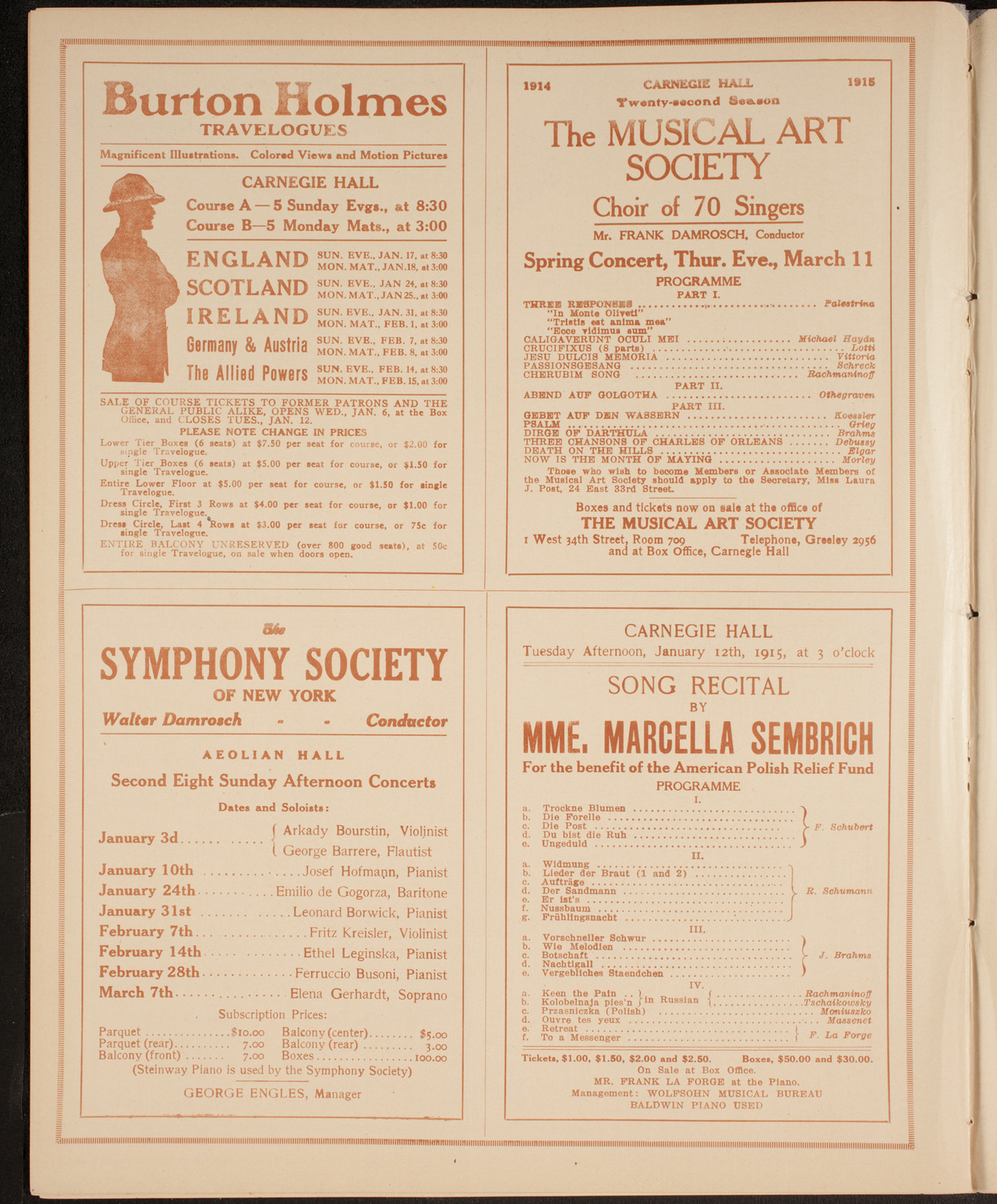 German Christmas Festival, December 21, 1914, program page 8