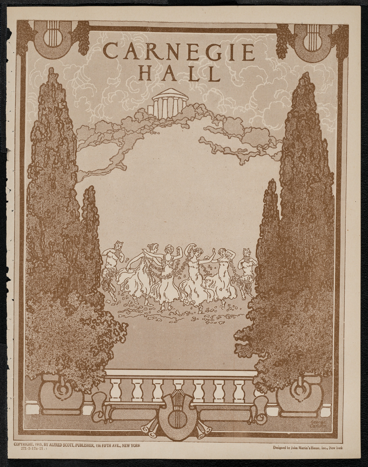 New York Symphony Orchestra, March 17, 1921, program page 1
