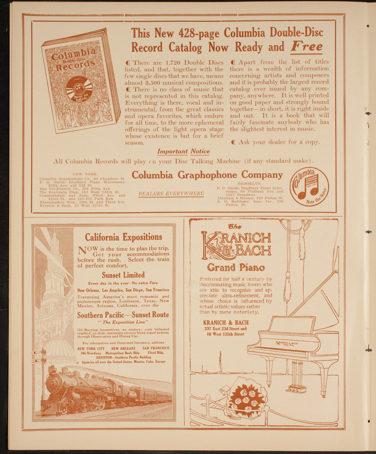 Boston Symphony Orchestra, February 20, 1915, program page 6