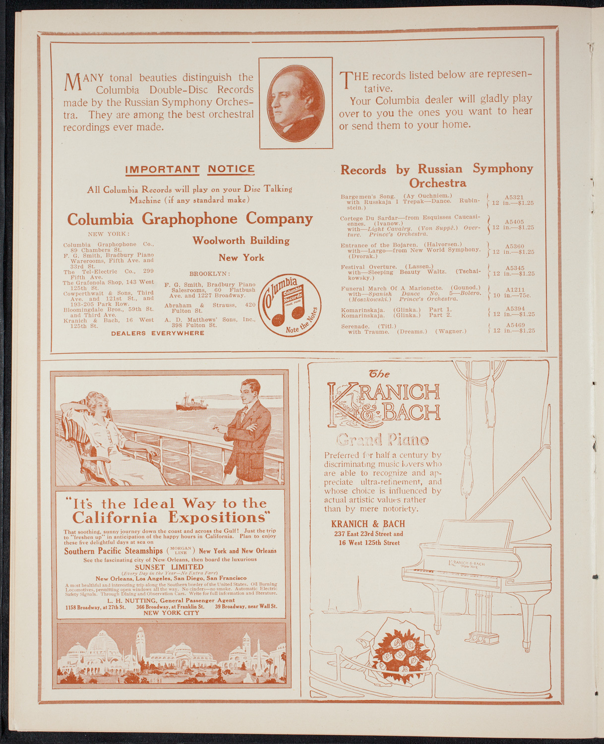 Lecture by Dr. Carl C. Young, March 16, 1915, program page 6