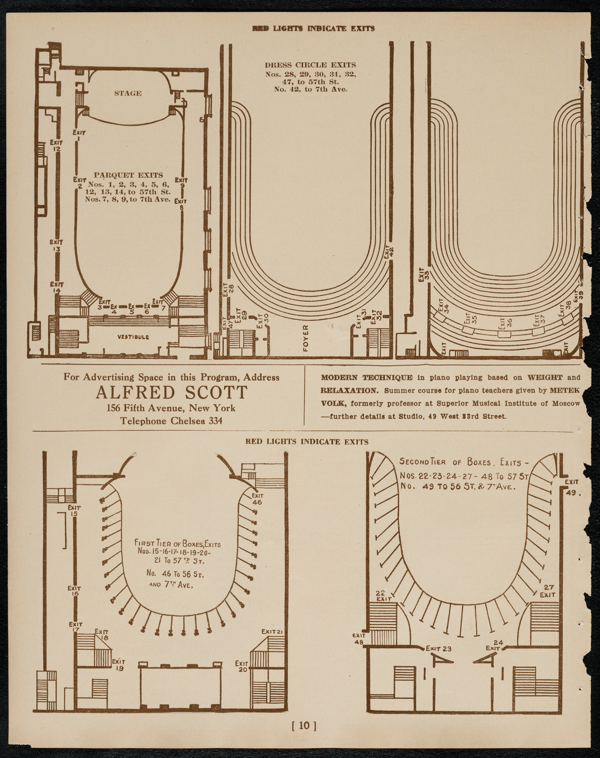 Schola Cantorum of New York, March 29, 1922, program page 10