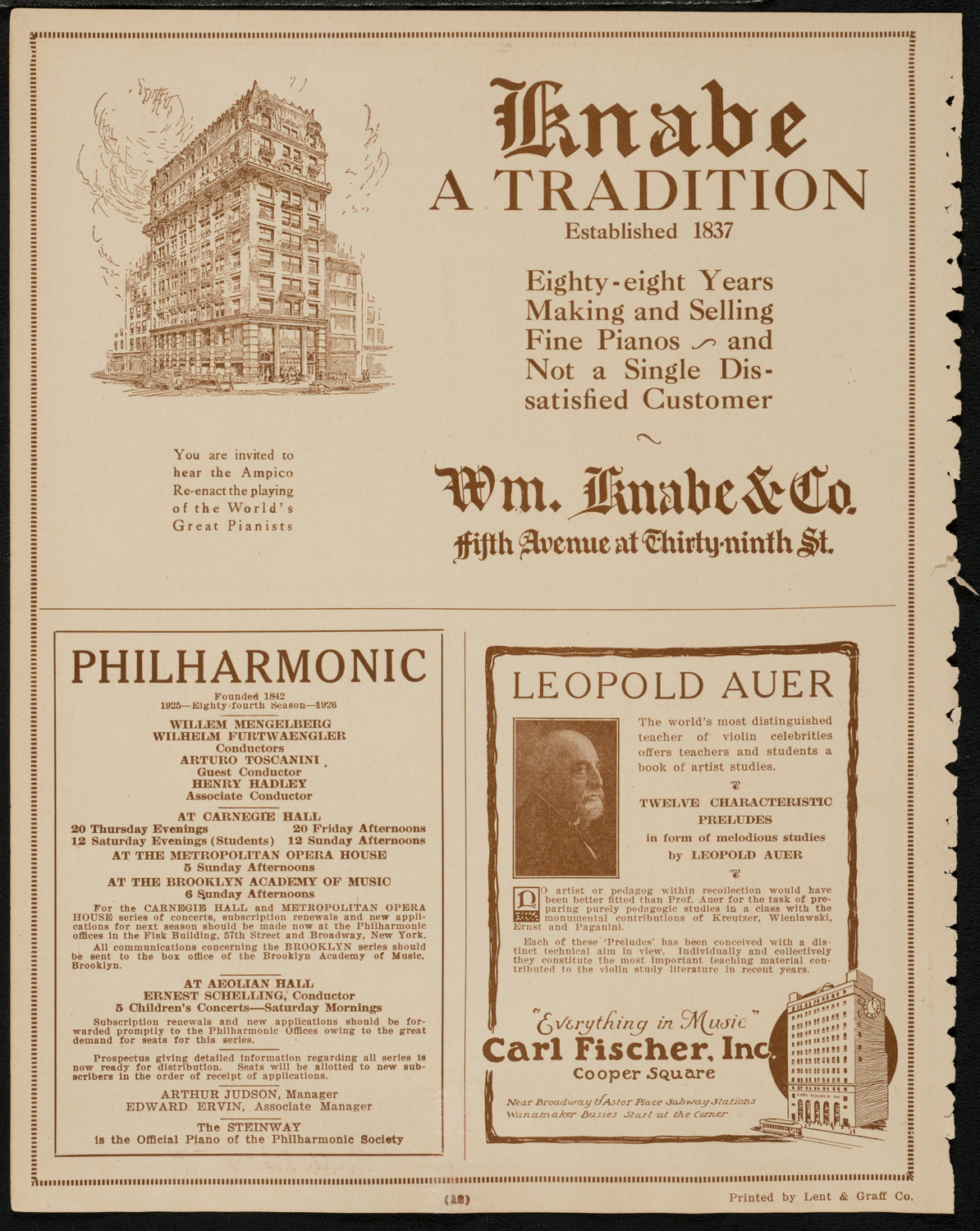 St. Mark's Methodist Episcopal Choir, May 25, 1925, program page 12