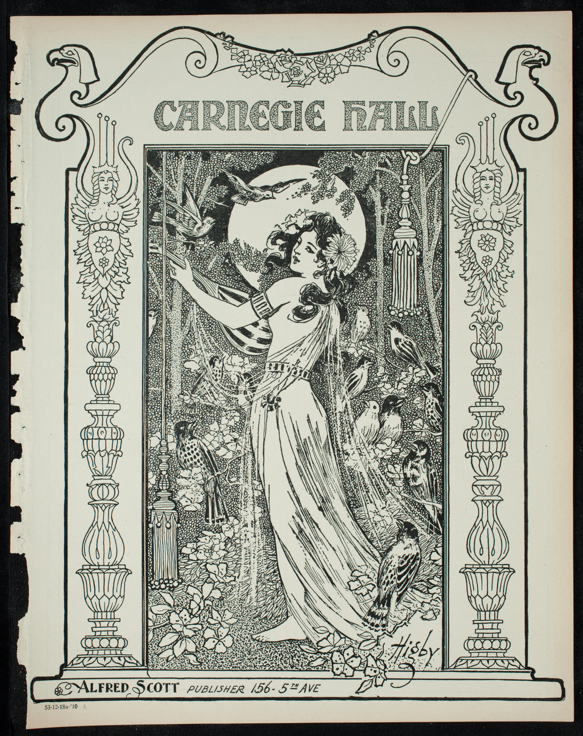 People's Symphony Concert, December 18, 1910, program page 1