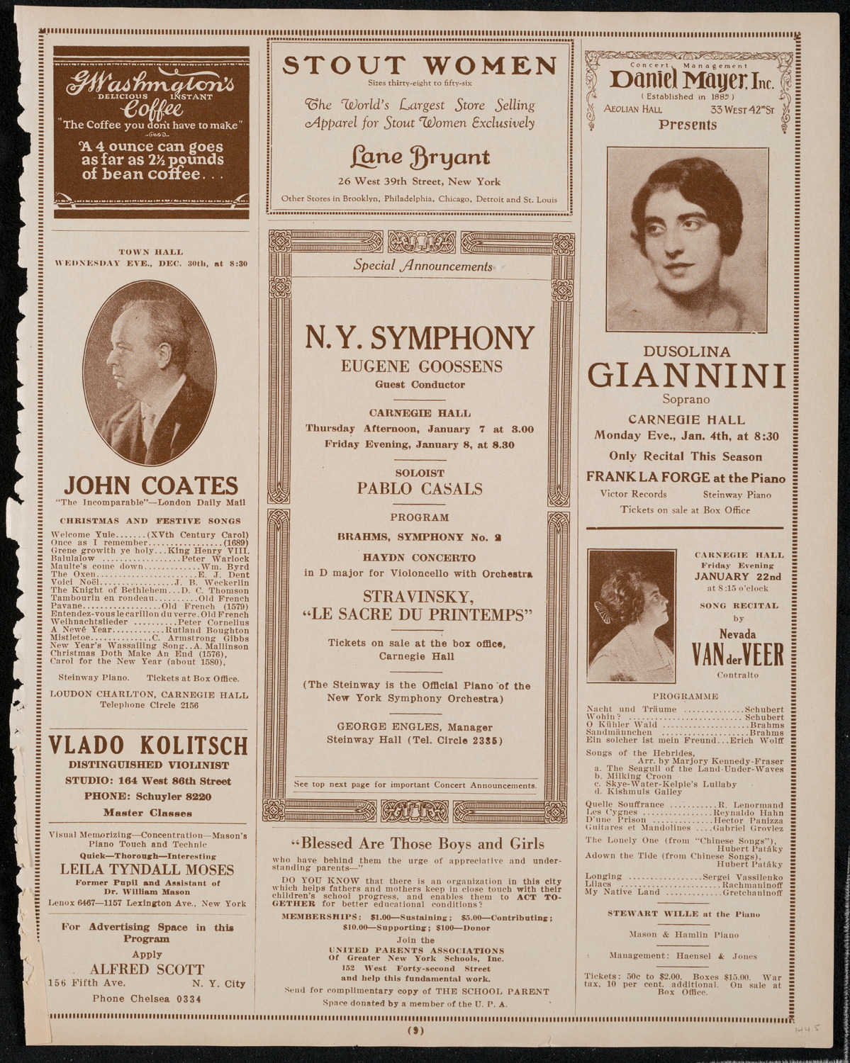 Maria Theresa, December 28, 1925, program page 9