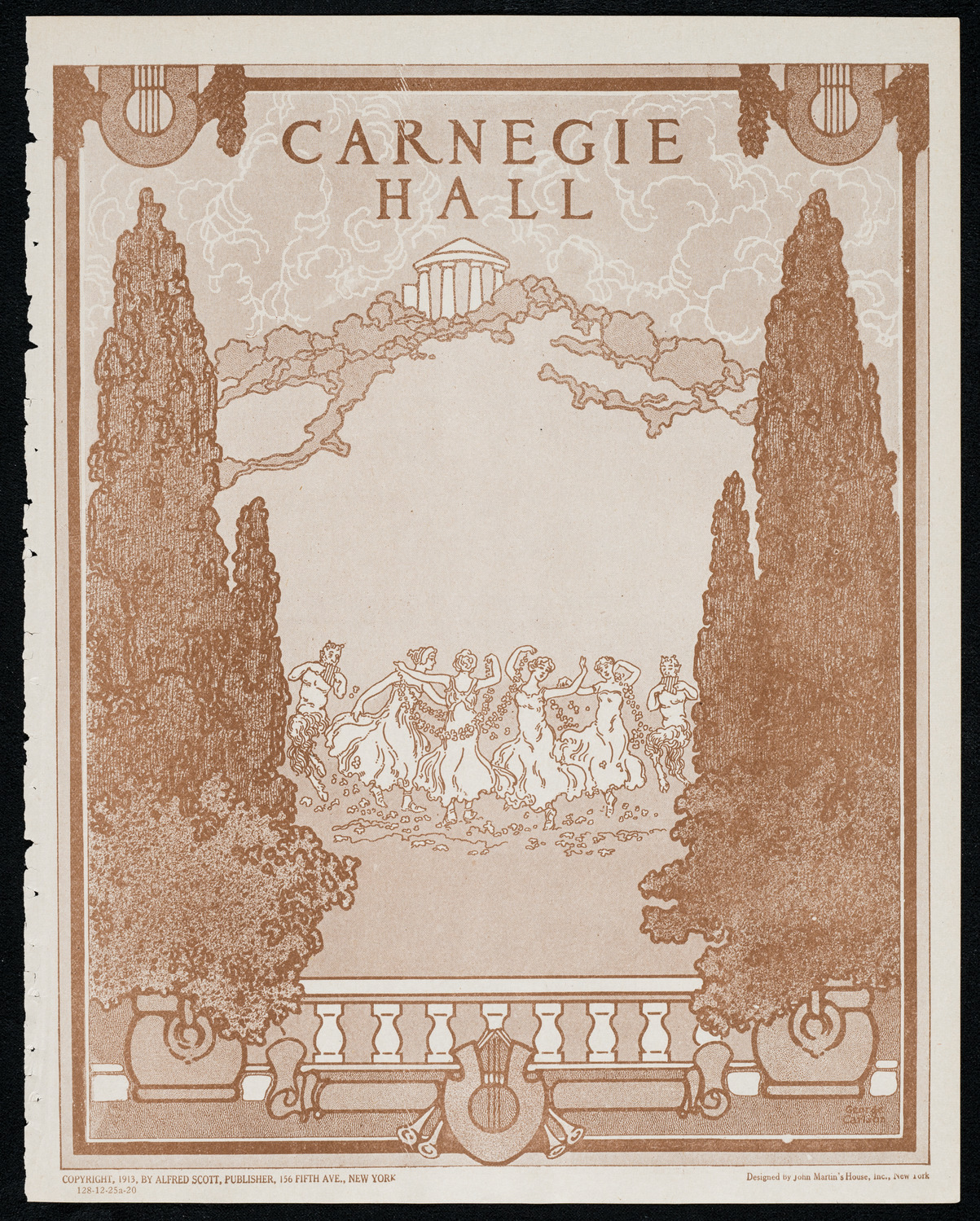 National Symphony Orchestra, December 25, 1920, program page 1