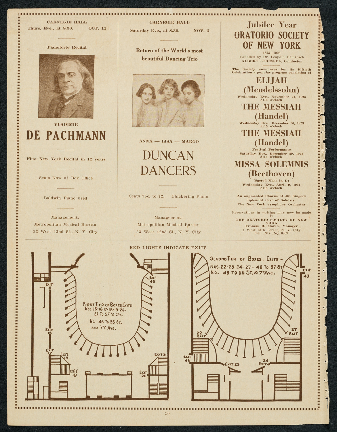 U.S. Marine Band, September 30, 1923, program page 10