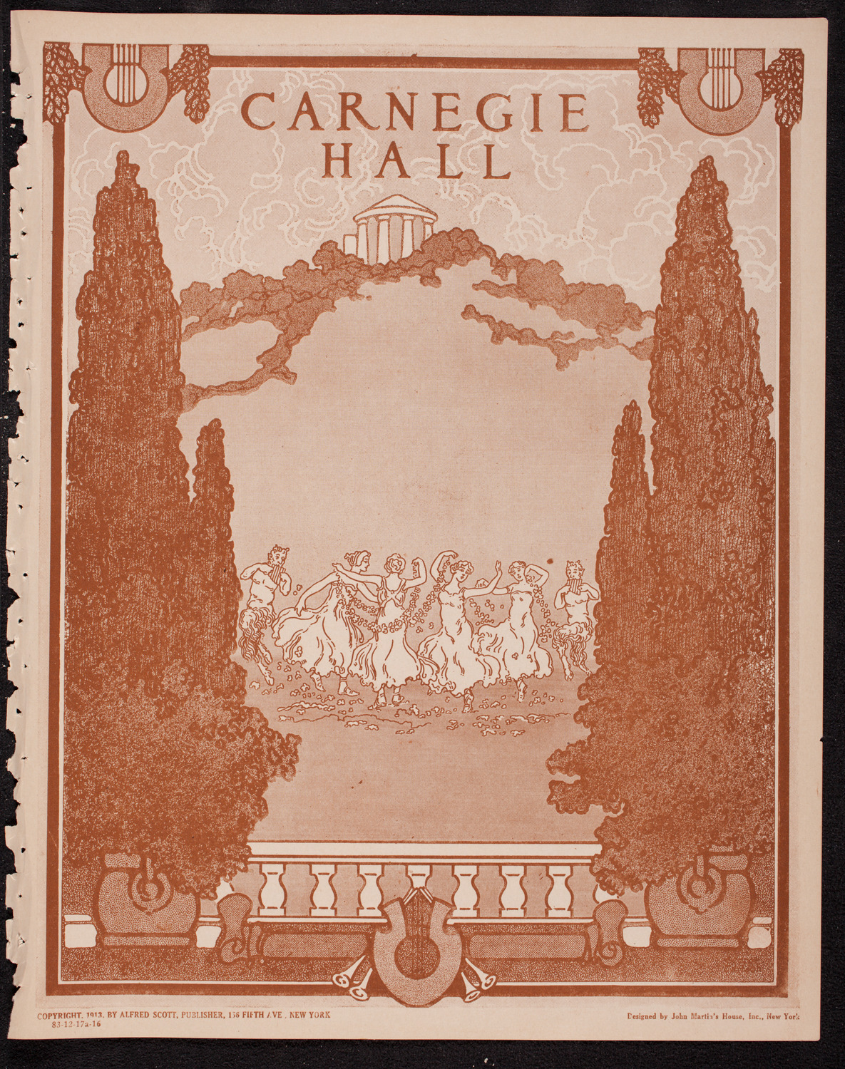 New York Philharmonic, December 17, 1916, program page 1