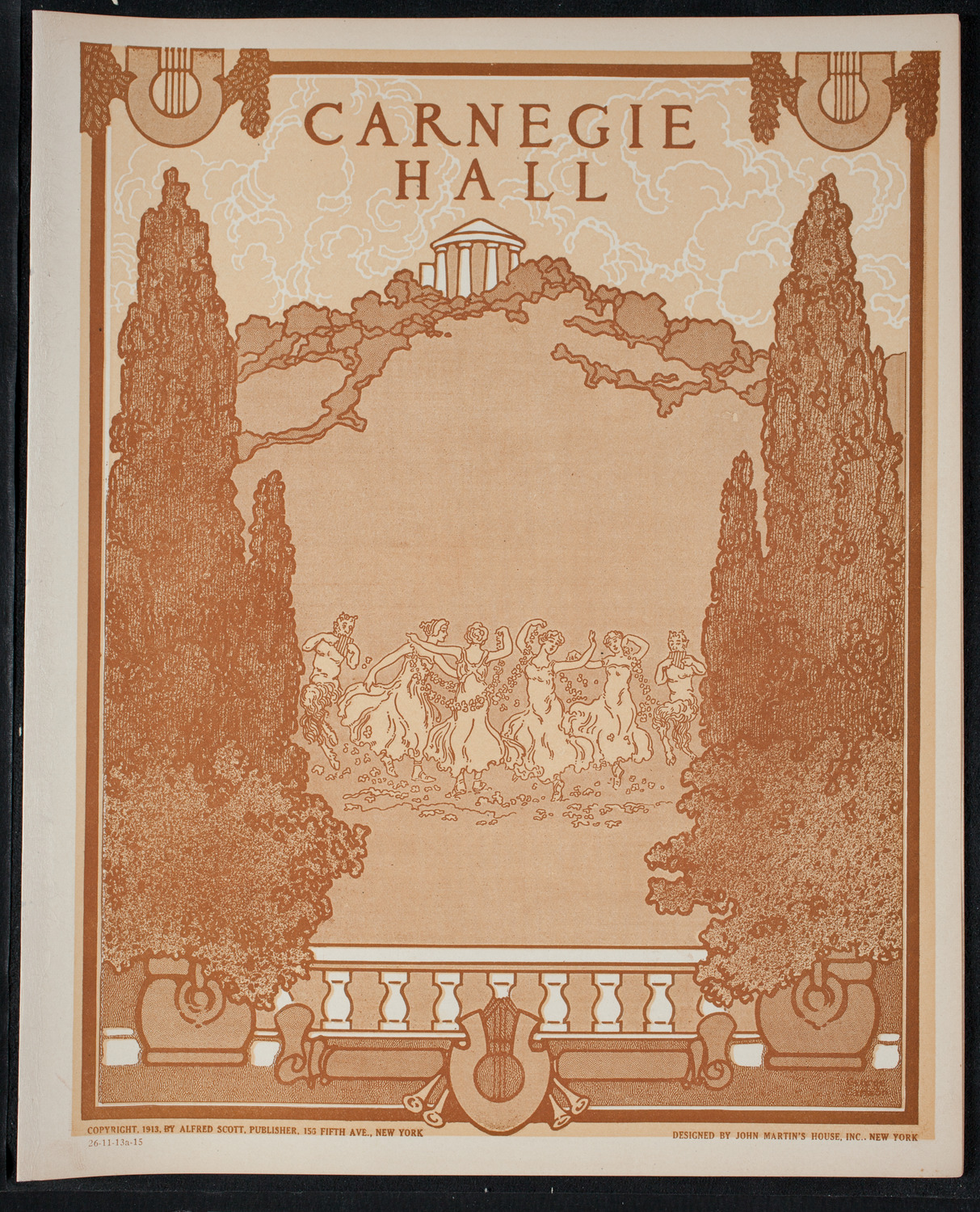 Leopold Godowsky, Piano, November 13, 1915, program page 1